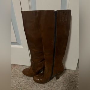 Born Patent Brown Boots